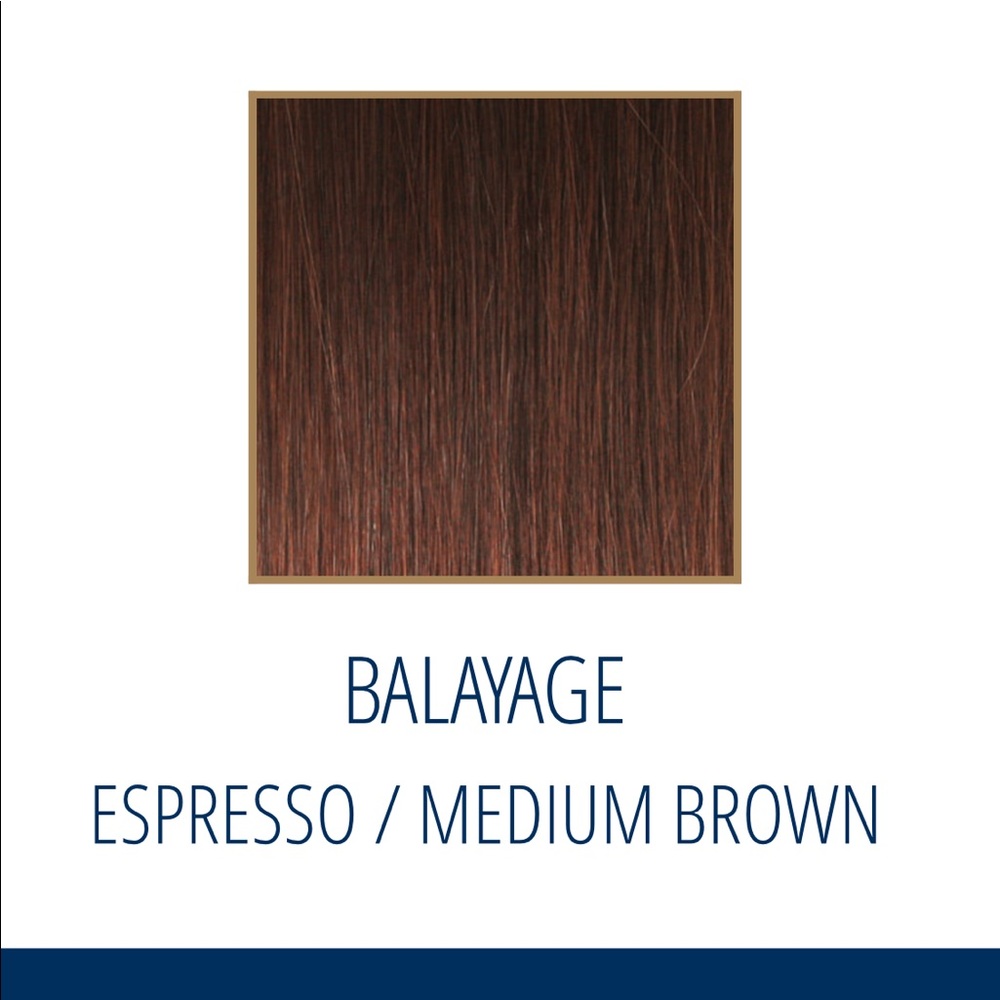 Barely Xtensions Clip-In Remy Balayage espresso